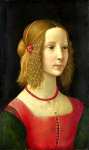 Workshop of Domenico Ghirlandaio - Portrait of a Girl